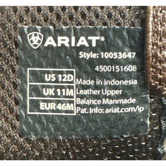 EUC Ariat Men\'s Boot Barn Exclusive Cason Performance Western Boots - Size 12D main image 9